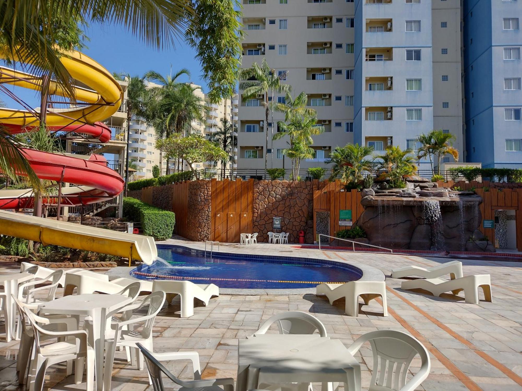 Golden Dolphin Grande Hotel Caldas Novas - Achei Ferias - Com Roupa De Cama Exterior photo